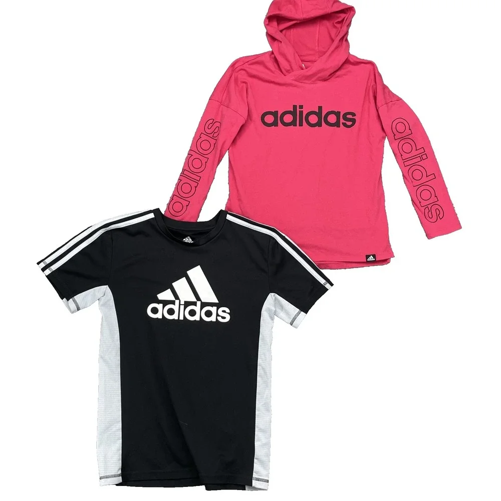 Adidas T-Shirt /Sweatshirt Youth Medium Pink Athleisure Outdoor Performance Gym